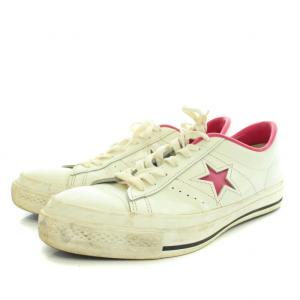 CONVERSE オールスター ALL START ワンスター ONE STAR スニーカー シューズ レザー 8.5 27.0cm 白 ホワイト