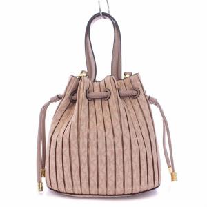 MICHAEL KORS Willa Extra-Small Pleated Logo Tote Bag トートバッグ ハンドバッグ ショルダーバッグ