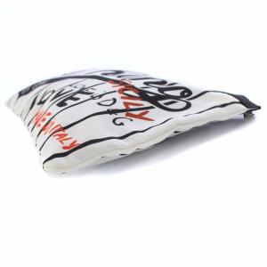 DOLCE&GABBANA The King クラッチバッグ セカンドバッグ パーティバッグ ストライプ ロゴ 白 黒 ホワイト ブラック