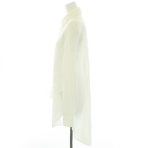 Y's ヨウジヤマモト シャツレイヤード シャツ ブラウス バックタック ビッグシルエット 長袖 2 M 白 ホワイト YJ-B04-013