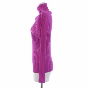 PLEATS PLEASE ISSEY MIYAKE ハイネックカットソー プリーツ 3 紫