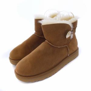 UGG australia W MINI BAILEY BUTTON BLING ミニベイリーボタンブリング ムートンブーツ ショートブーツ US7 24cm