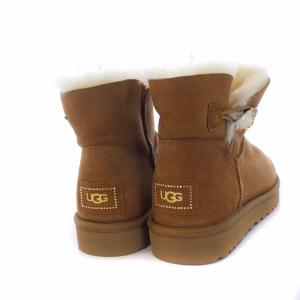 UGG australia W MINI BAILEY BUTTON BLING ミニベイリーボタンブリング ムートンブーツ ショートブーツ US7 24cm