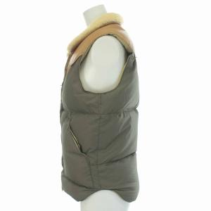 Rocky Mountain FeatherBed CHRISTY VEST ダウンベスト シープスキン 7/8 カーキ 茶