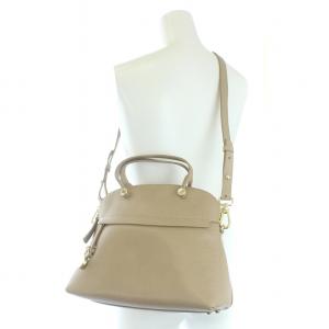 FURLA パイパー ハンドバッグ ショルダーバッグ 2WAY レザー ベージュ
