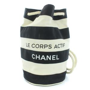 ノベルティ 巾着 ショルダーバッグ ボーダー 黒 ブラック 白 ホワイト