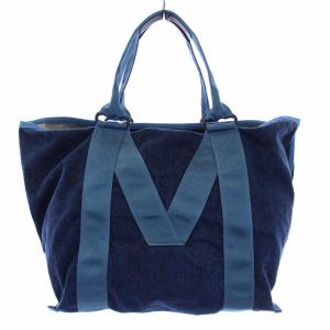 MARC JACOBS New Logo Tote Denim トートバッグ デニム インディゴ 青 ブルー