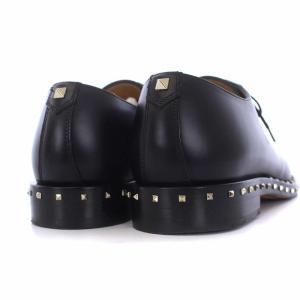 VALENTINO GARAVANI ドレスシューズ 革 スタッズ レザー 42 ブラック
