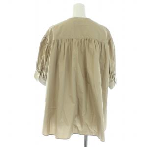 UNITED ARROWS ブラウス シャツ 七分袖 コットン ベージュ