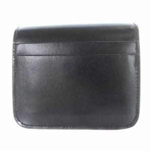 BALENCIAGA ESSENTIAL COIN AND CARD HOLDER 財布 二つ折り レザー ロゴ型押し 黒