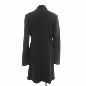 Max Mara チェスターコート ミドル 40 M 黒 ブラック