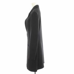 Max Mara チェスターコート ミドル 40 M 黒 ブラック