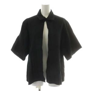 Y's ヨウジヤマモト セットアップ 上下 シャツ 半袖 タイトスカート マキシ ロング 3 L 黒 ブラック