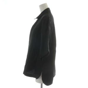 Y's ヨウジヤマモト セットアップ 上下 シャツ 半袖 タイトスカート マキシ ロング 3 L 黒 ブラック