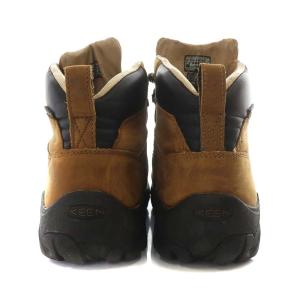 KEEN SKU トレッキングシューズ ショートブーツ レースアップ 24.0cm 茶 ブラウン 黒 ブラック 5227-SYRP