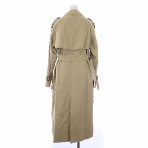 UNITED ARROWS ダブル トレンチコート アウター ロング ベルト 36 S ベージュ