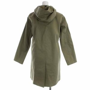 MACKINTOSH ゴム引きコート ロング フード ライナー付き 38 M カーキ