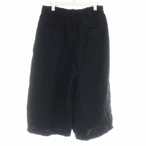 S’YTE YOHJI YAMAMOTO サルエルワイドパンツ クロップド丈 リネン 麻 M 黒 ブラック