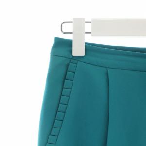 Chesty 20SS テーパードパンツ ストレートパンツ センタープレス ジップアップ パール 1 S ブルーグリーン