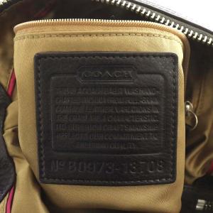 COACH コンバーチブル ホーボー ショルダーバッグ 2way レザー ダークブラウン 13708