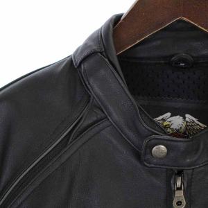HARLEY DAVIDSON ACCELERATOR Leather Jacket ライダースジャケット シングル ジップアップ