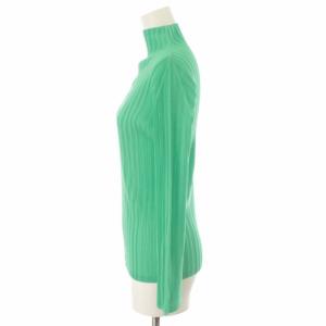 PLEATS PLEASE ISSEY MIYAKE カットソー プリーツ加工 ハイネック 3 緑