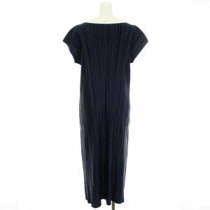 PLEATS PLEASE ISSEY MIYAKE ワンピース プリーツ 5 紺