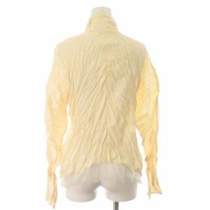 PLEATS PLEASE ISSEY MIYAKE イッセイミヤケ シャツ ブラウス シワ加工プリーツ 3 アイボリー ホワイト