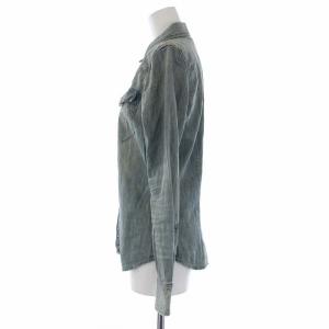 RRL ラルフローレン ウエスタンシャツ デニム 長袖 1 青 