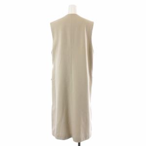 UNITED ARROWS ベスト ジレ ロング ベルト ベージュ