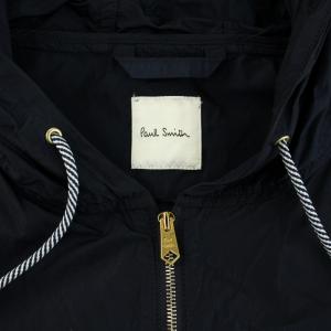 PAUL SMITH タフタアーミーアノラックパーカー TAFTAH ARMY ANORAK PARKA プルオーバー フード 絹混 シルク混 M