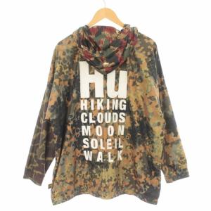 CY7486 × Pharrell Williams Half Zip Windbreaker カモフラージュ ジャケット