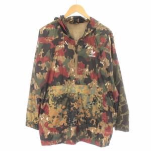 adidas Originals CY7486 × Pharrell Williams Half Zip Windbreaker カモフラージュ ジャケット