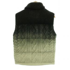 DIESEL ケーエアーシープビー K-AIRSHIIP-B ブレイブマン BRAVE-MAN ダウンベスト ニット アウター レザーワッペン