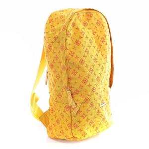 russet リュックサック デイパック モノグラム 総柄 キャンバス 黄色 イエロー