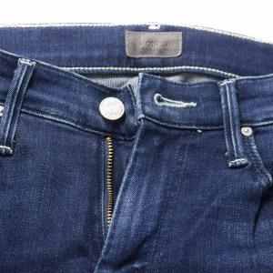MOTHER THE WEEKENDER FRY INDIGO デニムパンツ ジーンズ ロング ブーツカット 25 S 紺 ネイビー
