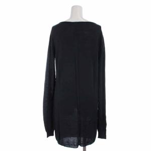 Rick Owens 15AW SPHINX ニットワンピース ひざ丈 長袖 紺 ネイビー