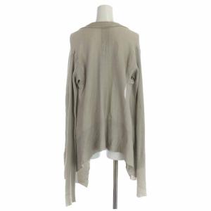 Rick Owens 15SS FAUN ニットカーディガン ショート丈 長袖 グレー