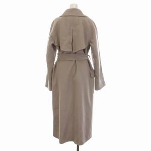 Diagram GRACE CONTINENTAL 21AW ガウントレンチコート ウール カシミヤ混 36 グレージュ