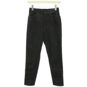 21AW 裏起毛スキニーパンツ デニムパンツ ジーンズ 36 S 黒 ブラック
