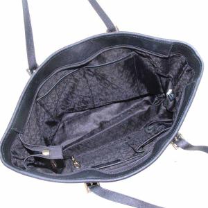 MICHAEL Michael Kors JET SET TRAVEL T Z TOTE トートバッグ ハンドバッグ レザー ロゴチャーム付き 黒 ブラック