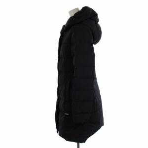 WOOLRICH 21AW ダウンコート フード ロング ジップアップ S ブラック QC-012075