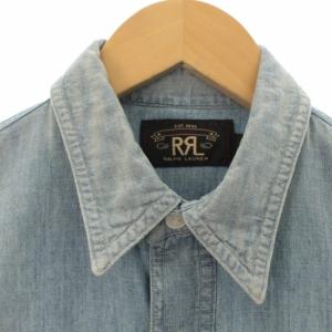 RRL ラルフ ローレン RALPH LAUREN ILLINOIS WORK SHIRT CHAMBRAY INDIGO シャツ
