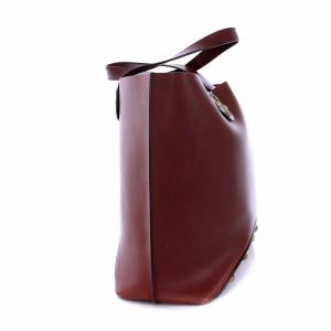 CELINE ヴィンテージ トートバッグ ハンドバッグ スタッズ レザー ブラウン
