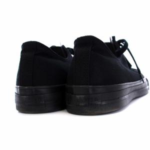 CONVERSE canvas as j ox black mono ローカットスニーカー 10.5 29cm 黒 日本製