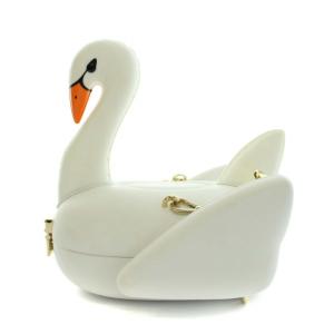 kate spade new york Checking in 3D SWAN Pool Float BAG ハンドバッグ