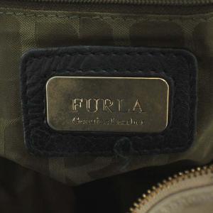 FURLA モンマルトル ハンドバッグ ショルダーバッグ 2way レザー ベージュ 黒 ブラック