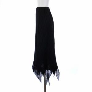 PLEATS PLEASE ISSEY MIYAKE プリーツフレアスカート 1 黒