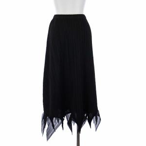 PLEATS PLEASE ISSEY MIYAKE プリーツフレアスカート 1 黒