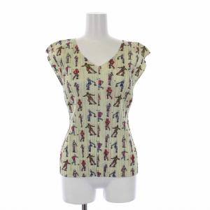 ラグビー プリーツカットソー 総柄 3 アイボリー